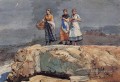 Où sont les bateaux aka Sur les falaises réalisme peintre Winslow Homer